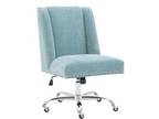 Linon Home Decor Draper Task Chair Adjustable Height Swivel