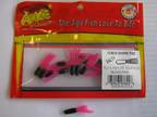 Arkie 1 inch Salted Tube Jigs 15 ct black/ pink - Opportunity!