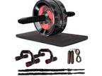 7 in 1 AB Wheel Roller Kit, Core Exercise Equipment Abs