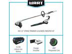 HART 40-Volt Cordless 12-inch String Trimmer and Blower