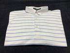 Fairway and Greene Mens Large L Striped Polo Golf Shirt