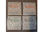 D Addario 5 String Banjo Strings 4 Packs Free Ship - Opportunity!
