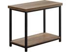 End Table - 2-Tier Narrow Side Table with Open Storage