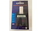 Casio Mini Desk top printing calculator Battery or plug in