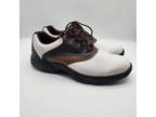 Foot Joy Green Joys Men Golf Shoes Saddle Oxford 45402 Brown