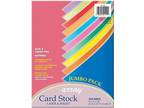 Pacon Card Stock Colorful Jumbo Assortment 10 Colors 8-1/2"