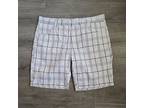 Quagmire Men's Size 38 White Plaid Golf Shorts - Opportunity!