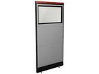 36-1/4" W x 77-1/2" H Deluxe Office Partition Panel with