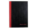 Black n' Red‭ Casebound Business Notebook, Hardcover