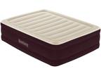 Maroon 20 Inch Tritech Antimicrobial Queen Air Mattress with