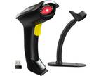 NADAMOO Wireless Barcode Scanner with Stand 2-In-1 2.4G