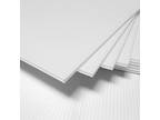 Corrugated Plastic 18" x 24" 4mm (V) White Blank Sign Sheets