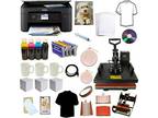 5in1 Combo Sublimation Heat Press Wireles Printer Tshirts