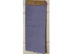 THE GOOD COOK Blue Stripe Cotton Table Runner 14X72 in NEW