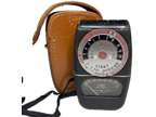 Vintage GE Exposure Meter DW-68 with Custom Leather Case