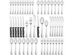 48 Pcs Silverware Set with Steak Service for 8,Stainless