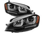 Spyder Volkswagen Golf VII Headlights LED Black