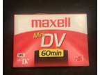 Maxell Mini DV DVM60SE Single Digital Video Cassette 60 Min