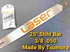25" Laser Stihl 048 Chainsaw Bar & Chisel Chain 3/8 .050