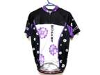 Wosawe Womens Black Purple Full Zip Cycling Jersey - Size XL