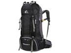 Bseash 60L Waterproof Lightweight Hiking Backpack with Rain