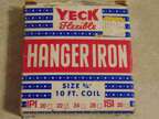 Vintage Yeck Flexible Hanger Iron 3/4" 10 Ft Coil Hole Size