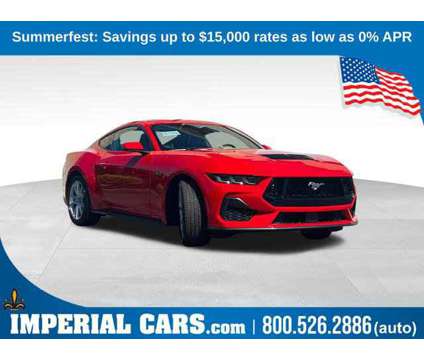 2024 Ford Mustang GT Premium is a Red 2024 Ford Mustang GT Coupe in Milford MA