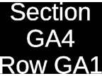 4 Tickets Charles Wesley Godwin 6/3/23 Indianapolis, IN
