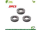 3Pcs Chainsaw Chain Sprocket Rim 7-325 7 Tooth For Echo