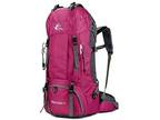 Bseash 60L Waterproof Lightweight Hiking Backpack with Rain