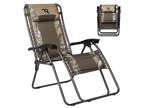 TR Outdoor Zero Gravity Chair Heavy Duty Support 400Lbs
