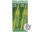 96 ct Woodcase Pencils HB #2 Yellow Barrel w/ Eraser -