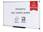 VIZ-PRO Magnetic Dry Erase Board / Whiteboard 5' X 3' Silver