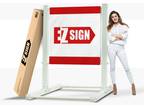 The EZ Sign - Lightweight Portable 4' Large Sign w/ Custom
