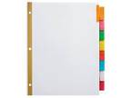 Office Depot Brand Insertable Dividers W/Big Tabs, White
