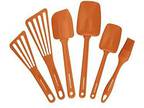 Rachael Ray Tools & Gadgets 6-Piece Nylon Tool Set Orange