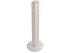 Azar Displays 700223-WHT Pegboard 4-Sided Revolving Counter