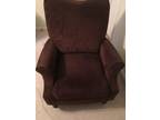 Haverty's Chocolate Color -Corduroy -Recliner Chair- Super