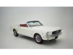1965 Ford Mustang Convertible White Manual