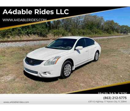 2012 Nissan Altima for sale is a White 2012 Nissan Altima 2.5 Trim Car for Sale in Haines City FL