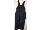 All In Motion Youth Small 6/7 Snow Bibs Black Adjustable