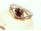 Sterling Silver Wire wrap Tourmaline Ring
