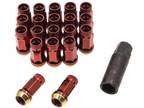 Muteki SR45R Red Open Ended Lug Nuts 12x1.25 Universal