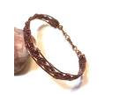 Antique Copper Braided Wire Weave Bracelet