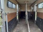 Four horse, head-to-tail gooseneck trailer w/dressing room.