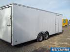 2022 Covered Wagon 8 x 24 New enclosed cargo carhauler trailer 7 ft tall 8.5x24