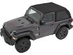 Bestop-5686235 Trektop Soft Top 2-Door Jeep Wrangler JL 18 thru 23 Black Diamond