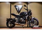 2023 Triumph Trident 660 Matte Jet Black / Matte Silv Motorcycle for Sale