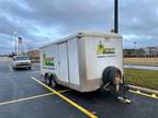 enclosed trailer with ramp 16 foot
