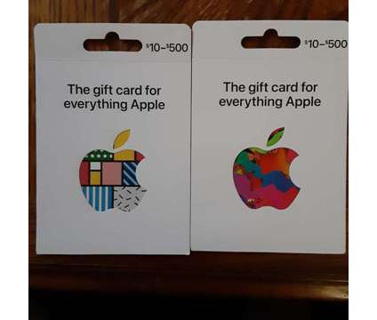 2 Apple Gift Cards is a Other Announcements listing in Tazewell TN